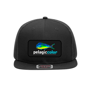 Pelagic Patch Black Trucker Hat