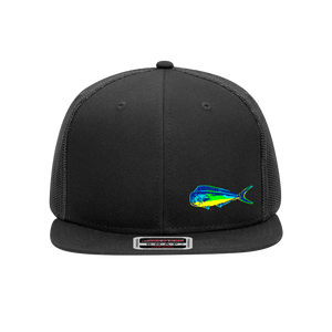 Pelagic Fish Black Trucker Hat