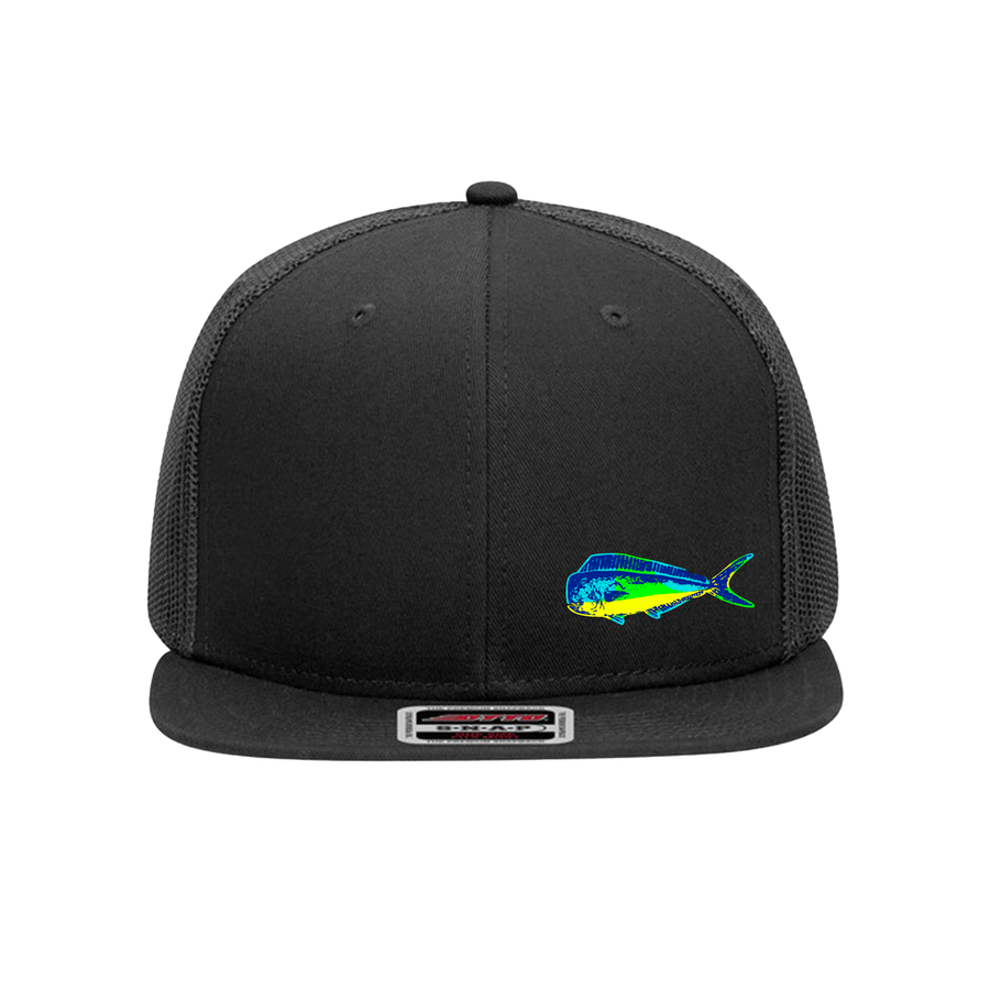 Pelagic Fish Black Trucker Hat